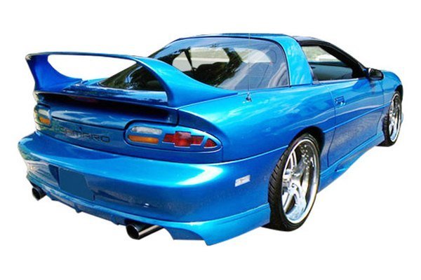 Easy Installation Extremely Durable Made in the USA! Guaranteed Fitment KBD Body Kits Compatible with Chevrolet Camaro 1993-2002 Type J Style 1 Piece Flexfit Polyurethane Rear Lip 