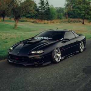 Chevrolet Camaro 1998-2002 Type J Style 4 Piece Polyurethane Full Body Kit - Image 2