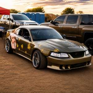 Ford Mustang 1999-2004 Sallen Style 6 Piece Polyurethane Full Body Kit
