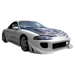 Mitsubishi Eclipse 1995-1999 / Eagle Talon 1995-1998 Blits Style 1 Piece Polyurethane Front Bumper - Image 3