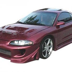 Mitsubishi Eclipse 1995-1999 / Eagle Talon 1995-1998 Blits Style 1 Piece Polyurethane Front Bumper - Image 6