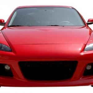 Mazda RX8 2004-2008 MS Style 1 Piece Polyurethane Front Bumper - Image 2