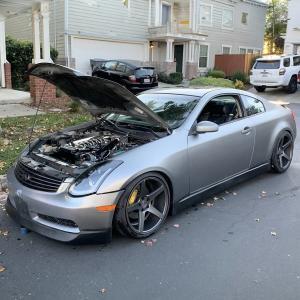 Infiniti G35 2DR Coupe 2003-2005 ING Style 1 Piece Polyurethane Front Lip