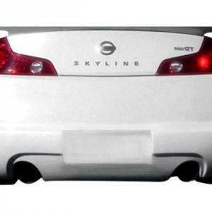 Infiniti G35 2DR Coupe 2003-2007 ING Style 1 Piece Polyurethane Rear Lip - Image 2