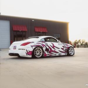 Nissan 350Z 2006-2008 ING Style 4 Piece Polyurethane Full Body Kit - Image 3