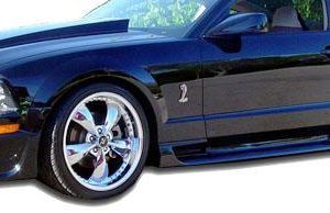Ford Mustang V6 2005-2009 Cobra R Style 1 Piece Polyurethane Front Bumper - Image 3