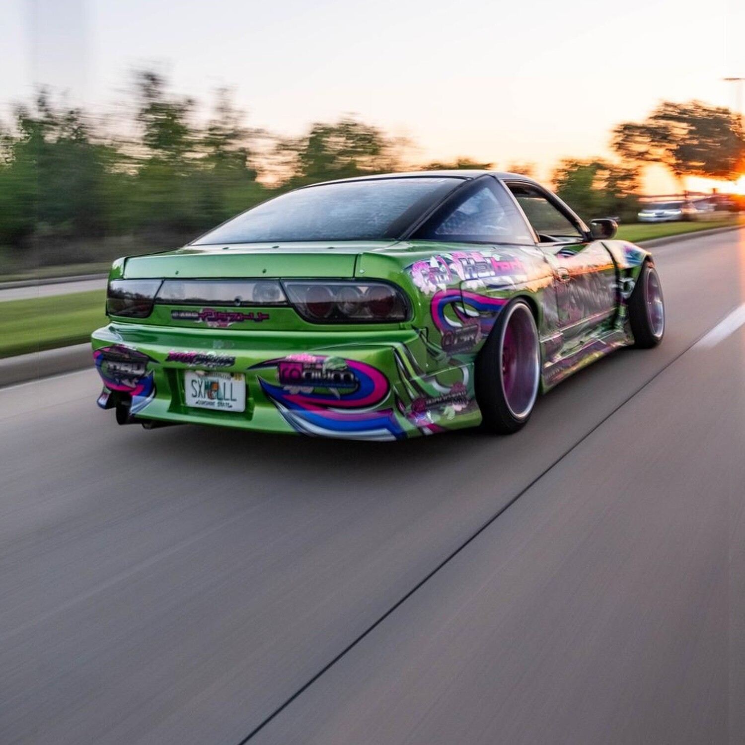 Nissan 240SX HB 1989-1994 GP1 Style 1 Piece Polyurethane Rear Bumper