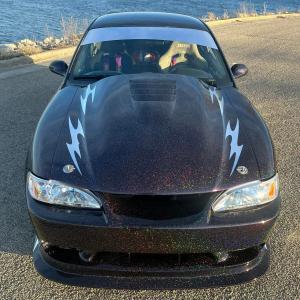 Ford Mustang 1994-1998 Cobra R Style 1 Piece Polyurethane Front Bumper - Image 2