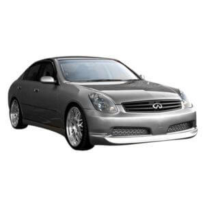 thumbnail image 2 of Eracing Nismo Style Urethane Front Bumper For Infiniti G35 2003-2007 – Unpainted Black W/ Free Mesh 2 of 6