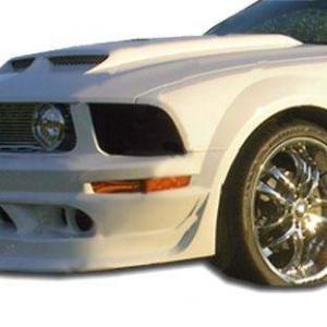 Ford Mustang GT / V8 2005-2009 Cobra R Style 1 Piece Polyurethane Front Bumper - Image 5