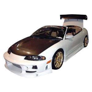 Mitsubishi Eclipse 1995-1999 / Eagle Talon 1995-1998 Bomb Style 1 Piece Polyurethane Front Bumper - Image 2