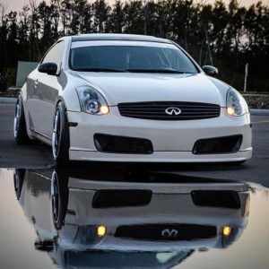 Infiniti G35 2DR Coupe 2003-2007 Nismo Style 1 Piece Polyurethane Front Bumper - Image 2