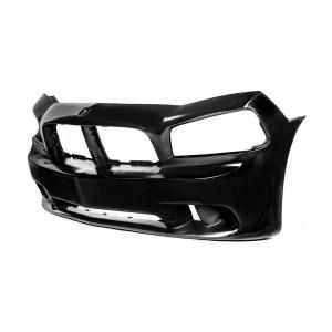Dodge Charger 2006-2010 SRT Look Style 1 Piece Polyurethane Front Bumper - Image 3
