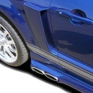 Ford Mustang 2005-2009 K Spec Style 2 Piece Polyurethane Side Scoops - Image 10