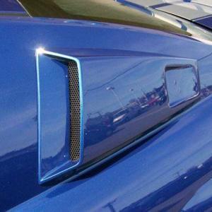 Ford Mustang 2005-2014 K Spec Style 2 Piece Polyurethane Window Scoops - Image 2