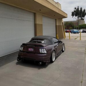 Ford Mustang 1999-2004 V Spec Style 1 Piece Polyurethane Rear Bumper - Image 2