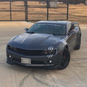Chevrolet Camaro RS V6 2010-2013 Premier Style 1 Piece Polyurethane Front Lip - Image 2