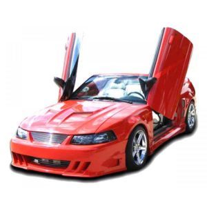 Ford Mustang 1999-2004 Demon Style 1 Piece Polyurethane Front Bumper - Image 2