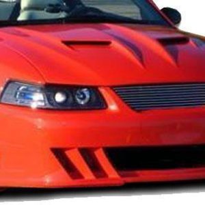 Ford Mustang 1999-2004 Demon Style 1 Piece Polyurethane Front Bumper - Image 5