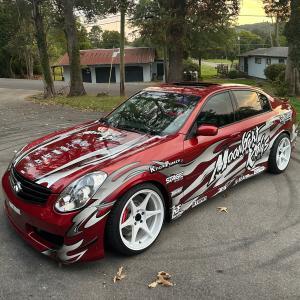 Infiniti G35 4DR Sedan 2003-2004 Hidori Style 1 Piece Polyurethane Front Bumper - Image 2