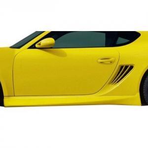 Porsche Boxster 2005-2012 / Porsche Cayman 2006-2012 Premier Style 2 Piece Polyurethane Side Skirts - Image 2
