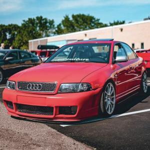 Audi A4 1996-2001 RS4 Style 1 Piece Polyurethane Front Bumper - Image 2