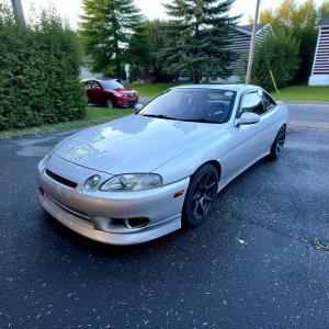 Lexus SC SC300 SC400 1997-2000 Premier Style 1 Piece Polyurethane Front Lip - Image 2