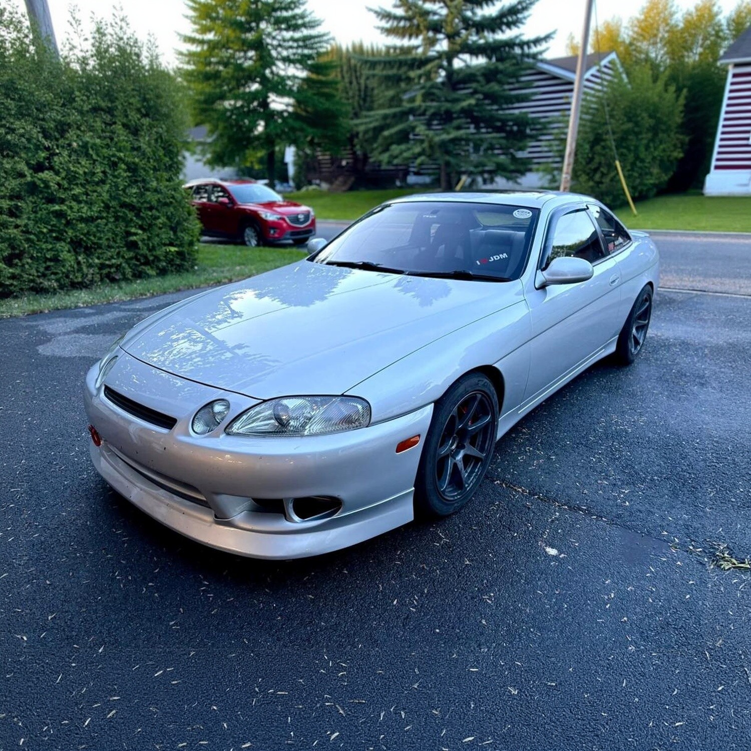 Lexus SC SC300 SC400 1997-2000 Premier Style 1 Piece Polyurethane Front Lip