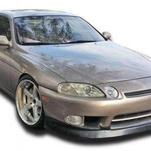 Lexus SC SC300 SC400 1997-2000 Premier Style 1 Piece Polyurethane Front Lip - Image 4
