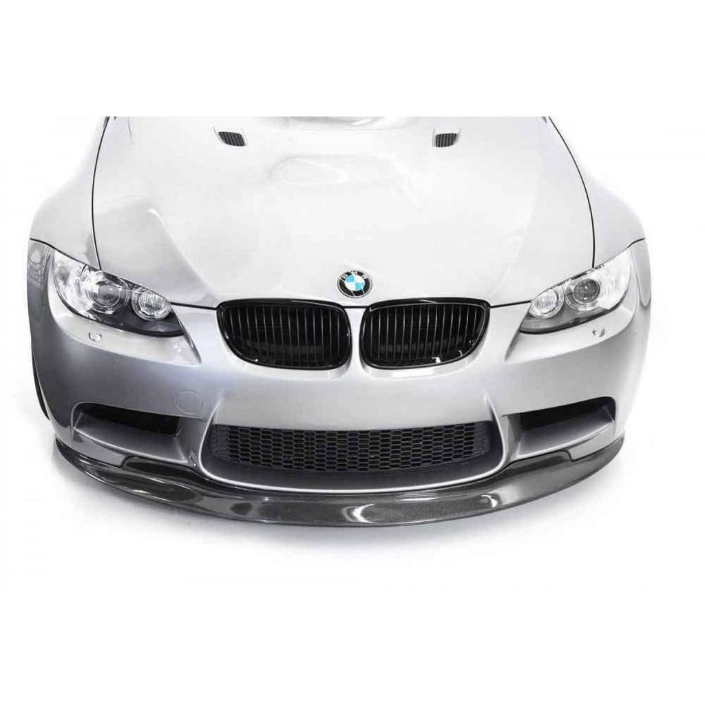 thumbnail image 2 of IKON MOTORSPORTS Front Bumper Lip For 2007-2010 BMW E92 E93 3 Series - Painted #300 Alpine White III, M-Tech Style 2 of 5