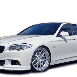 BMW 5 Series F10 2011-2013 VKM Style 1 Piece Polyurethane Front Lip - Image 2