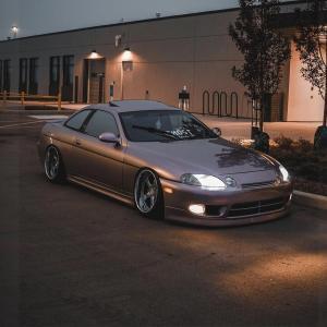 Lexus SC SC300 SC400 1992-2000 Aero Craft Style 1 Piece Polyurethane Front Bumper with Crossbars - Image 2