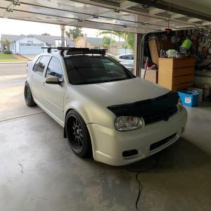 Volkswagen Golf GTI 1999-2005 R32 Style 1 Piece Polyurethane Front Bumper - Image 3