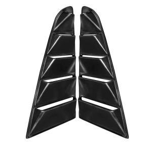 Ford Mustang 2015-2017 Louvered 2 Piece Polyurethane Window Scoops - Image 2