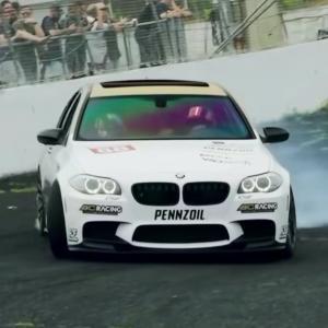 BMW 5 Series F10 M5 2011-2015 VKM Style 1 Piece Polyurethane Front Lip