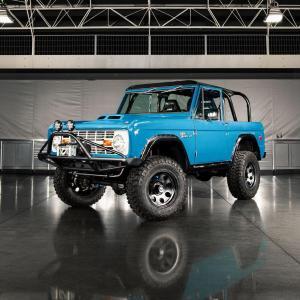 Ford Bronco 1966-1977 / Universal KBD Classic 1 Piece Polyurethane Hood Scoop - Image 3