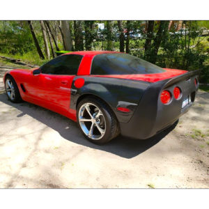 Chevrolet Corvette C5 1997-2004 Hwy Style 1 Piece Polyurethane Rear Bumper - Image 3