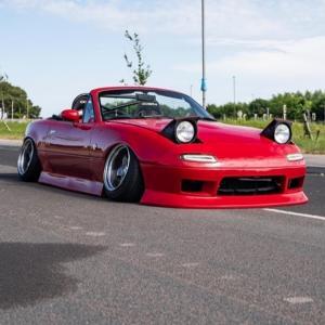 Mazda Miata 1990-1997 Deuce Style 1 Piece Polyurethane Front Bumper - Image 2