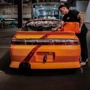 Nissan 240SX S14 ALL 1995-1998 DM3 1 Piece Polyurethane Rear Bumper - Image 3