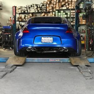 Nissan 350Z 2003-2008 357Mag Style 1 Piece Polyurethane Rear Bumper - Image 3