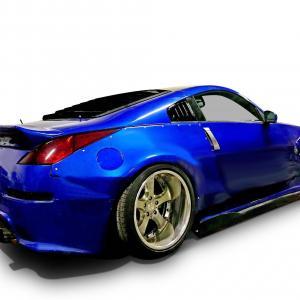 Nissan 350Z 2003-2008 KBD Louvered 2 Piece Polyurethane Window Scoops - Image 7