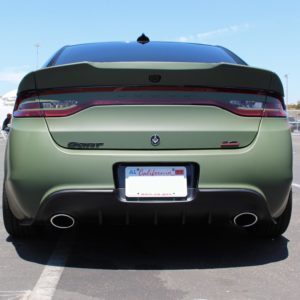 Dodge Dart 2013-2016 Demon Style 3 Piece Polyurethane Rear Wing Spoiler - Image 2