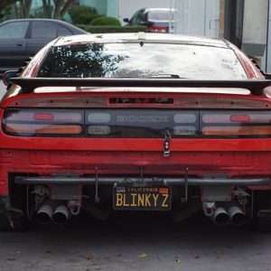 Nissan 300ZX 1990-1996 2+0 KBD Louvered 2 Piece Polyurethane Window Scoops - Image 3