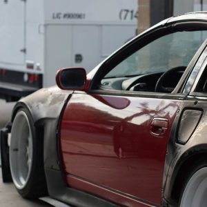 Nissan 300ZX 1990-1996 2+0 KBD Louvered 2 Piece Polyurethane Window Scoops - Image 2