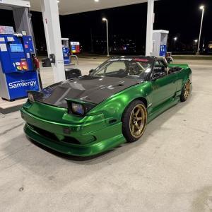 Nissan 240SX S13 (Pop Up) 1989-1994 Wide Johnnies Style 2 Piece Polyurethane 50mm Front Fenders - Image 2