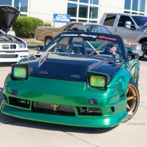 Nissan 240SX S13 (Pop Up) 1989-1994 Wide Johnnies Style 2 Piece Polyurethane 50mm Front Fenders - Image 3