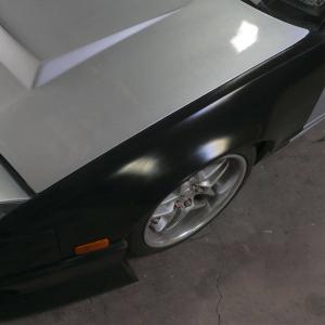 Nissan 240SX S13 (Pop Up) 1989-1994 Wide Johnnies Style 2 Piece Polyurethane 50mm Front Fenders - Image 7