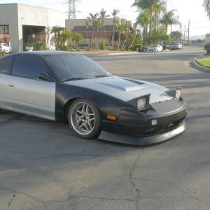 Nissan 240SX S13 (Pop Up) 1989-1994 Wide Johnnies Style 2 Piece Polyurethane 50mm Front Fenders - Image 9
