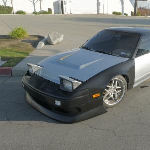 Nissan 240SX S13 (Pop Up) 1989-1994 Wide Johnnies Style 2 Piece Polyurethane 50mm Front Fenders - Image 10