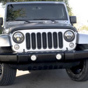 Jeep Wrangler JK (2/4 Doors) & Unlimited 2007-2018 Factory/OE Design 1 Piece Polyurethane Front Bumper - Image 2